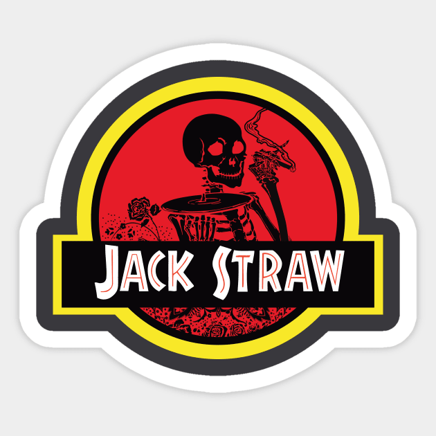 Jack Straw Sticker by Troffman Designs